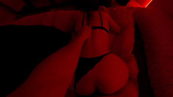 Passionate Sex In Red Room Ends With Cum In Mouth - Peaky Brownies