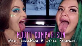 Mouth Comparison - TerraMizu & Little Rampage - HD 720 MP4