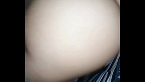 Young man pounds cute Colombian bride's huge, round booty