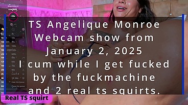 TS Angelique Monroe - Webcam show from January 2, 2025