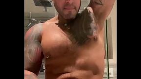 Hot shower viktor rom latino bbc bearded tattooed