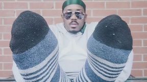 I expose my feet, and touch them [2025]