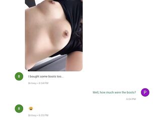 This babe uses her cootie as a lottery ticket