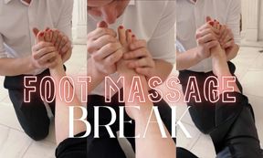 Foot massage after filming - life style worship 👸🏻🙇🏻