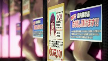 MILF gives a public blowjob and gets pounded in animated Hentai scene