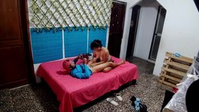 Mature woman uses a man for her pleasure and films a private tape. Part 2