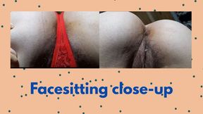 Facesitting close-up