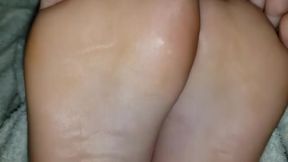 UNDER THE COVERS: Foot Fondling Victoria Valentine While She Makes Me Moan