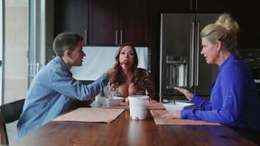 Wild Threesome with Sexy Stepmom India Summer & Daughter, XXX Video