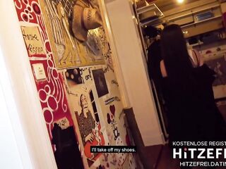 Public Pickup: Brunette hair Bratty Wench from Germany