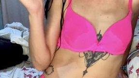 Wet Hair Smoking Dildo Deepthroat