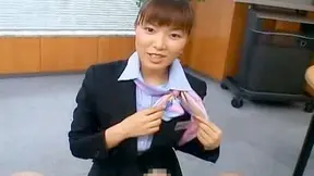 Asian Flight Attendant's Hot Blowjob – Craving Horny Cum Load