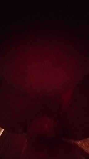 Big Dildo in Anal Pussy