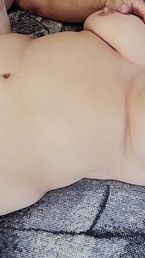 Curvy Babe takes on the 12 inch black one   Clip 2