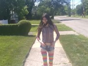 Summer Public Flashing Squirt & Buttplug - Liz Lovejoy