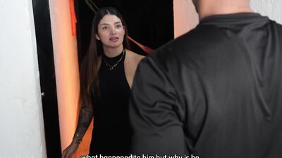 Cuckold BBC husband has sex in the bathroom with his wife's stepsister - Brandon Cruz &amp; Luna Vitaler