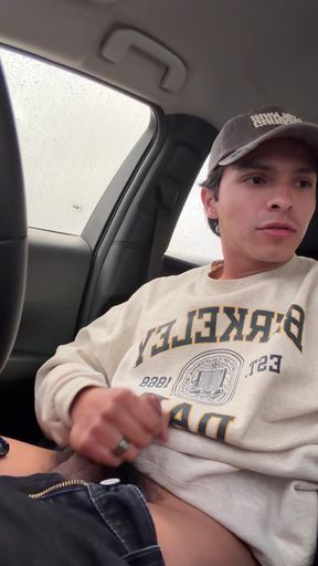 I Was Jerking off in My Car When This Guy Caught Me, but He Didn’t Hesitate to Help Me Finish.