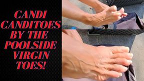 CANDITOES BY THE POOLSIDE WITH VIRGIN TOES! mp4 version