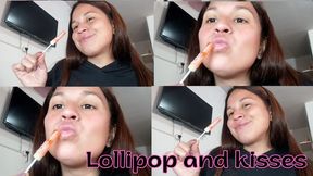 Lollipop and kisses