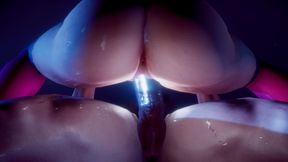 Succubus whore gets destroyed by the biggest, hottest cock