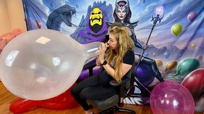 Evil-Lyn blows to pop 24inch TufTex Balloon