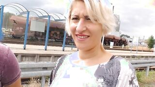 DeutschlandReport - Oda Amelie Busty German Blonde Gets Her Mature Pussy Fucked Hard - AMATEUREURO