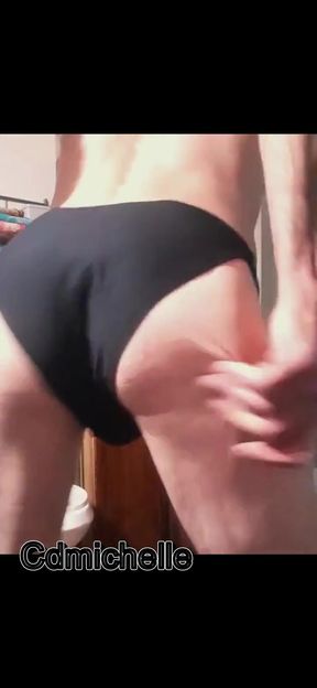 Crossdresser Cdmichell Wearing Black Panties
