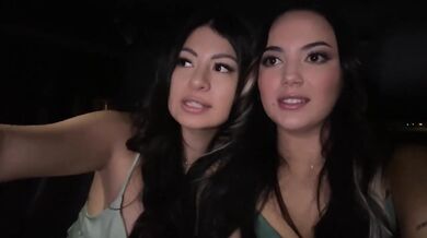 Curvy Latina Besties Destroy Uber Driver Big Ass Tits Threesome