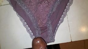 Cumshot on Her Panties - Part 10