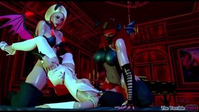 Otherworldly Wedding - Futanari Demons Double Penetrate Sexy Angel And Shower Her With Cum