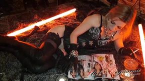 Whore Slut-Orgasma Celeste waiting for customer at home