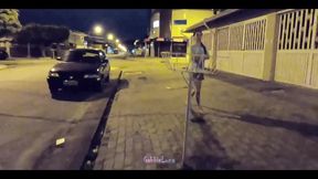 Breakfast in the Street! 18 Year Old Bitch Blowjob Me for Free in the Middle of the Street! Falled on the Net