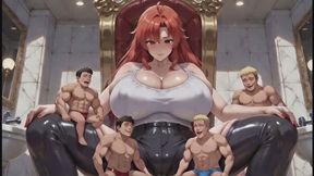 Giantess Fantasies #22B: Confessions of a Redheaded Giantess Throne Queen (Animated)