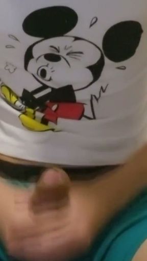 Twink Skinny Boy Cumming Wearing His Underwear   Clip 1