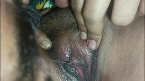 Beautiful Indian wife pussy licking close-up and fucking