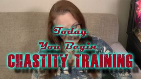 Today You Begin Chastity Training POV FLR ~ MOV