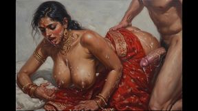 Geetha bhabhi cheats on her husband with her father in law