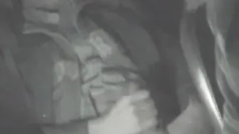 Hipster stud strokes his big cock in a private airplane