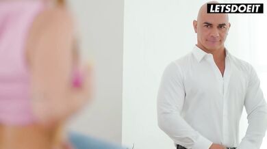 Stepdad Steals Stepson's Girlfriend for Sizzling MMF Threesome - LATINA MILF