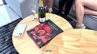 Pornstar home parties are like this - Alicia Trece, Mila García, Krystal Bridge