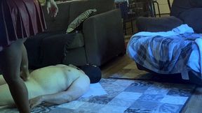 Ballbusting - Goddess MXDominion has fun Walking all over slaves Cock and Balls, foot domination, female domination, slave training 4k