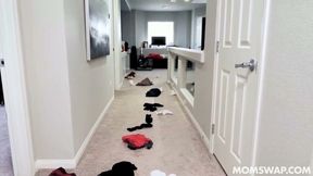 Cumming of Age: Busty Stepmoms Lauren Phillips &amp; London Rose Swap Stepsons for Doggystyle and Cowgirl Rides