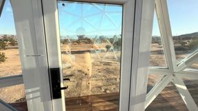 Chinese MILF Pleases Me with Her Tongue and Pussy Under a Glass Dome in Joshua Tree