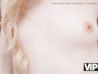 VIP4K. three-some with a Young Golden-haired and two Mature men