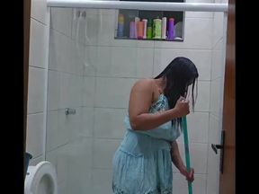 Dad Made Me Clean the Bathroom While Watch