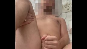 Masturbating while my wife at work, horny, cum shot, moan