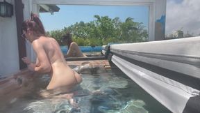 Italian Big tits Stepmom Artemisia Love Horny and Naked in the Jacuzzi in Miami OF@ArtemisiaLove101