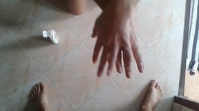 POV Lotion Creamy Hand Job, Cum on Hands