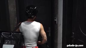 Delivery twink trio-some