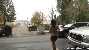 Old mature porn with natural treasure from Granny Bet